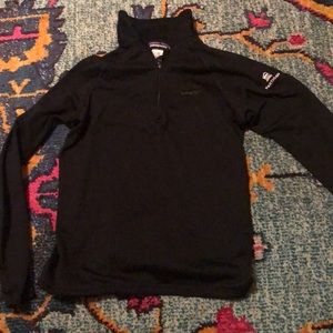 Patagonia Womens Black Half Zip Pullover Parthenon